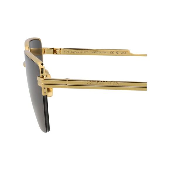 Square-Frame Metal Sunglasses